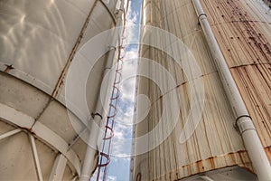 View of a Storage Facility for Water Softening Salt