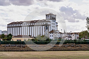 View of the store grain, silo de trigo of Merida in Extremadura, Spain photo