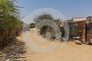 View of a street in Berbera, Somalila