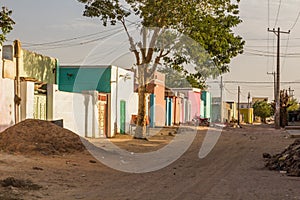View of a street in Dongola, Sud photo