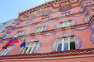 View of street in Ljubljana, Slovenia