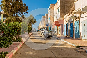 View of the streets in Sidi Ifni, Morocco