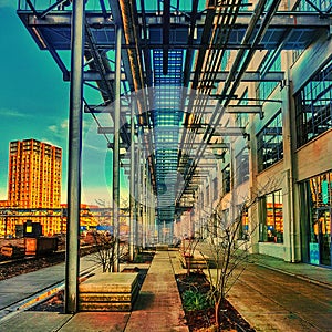 View from Strijp-s, located in Eindhoven the Netherlands. photo