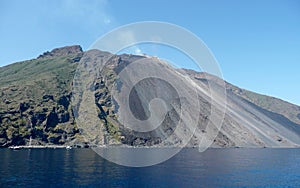 View of Stromboli, volcano of the Aeolian Islands Archipelago, I