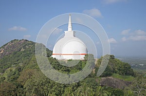 View of the stupa Dagoba Mahasaya. Sri Lanka photo