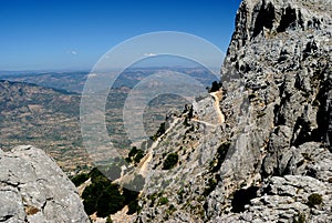 View of Su Pradu path