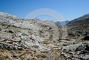 View of Su Pradu plateau