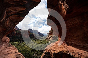 View From the Subway Cave in Arizona