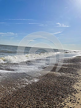 View of the Suffolk coastline