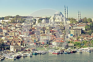 View of the Suleymaniye Mosque