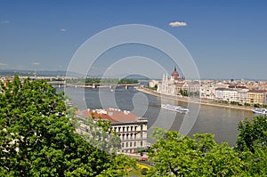 Maďarsko. panoráma mesta 