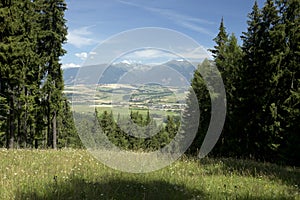 View on the summer Slovakia Mountains High Tatras