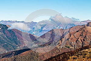 View from the summit of monte lema photo