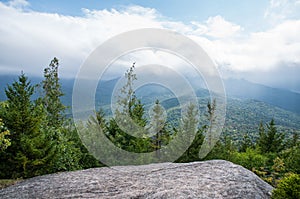 View from the summit of Mount Jo Lake Placid NY