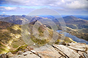 View from Summit of Mount Snowden