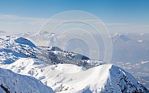 The View From the Summit of Untersberg Mountain