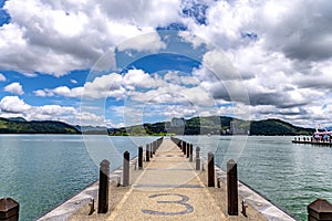 View of sun moon lake in Taiwan