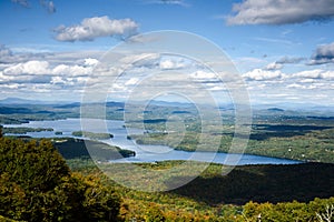 View of Sunapee lake