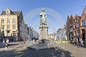 Jan Van Eyck Square, Bruges, Belgium