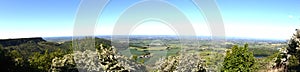 View from Sutton Bank in the North York Moors National Park photo