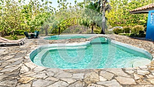 Swimming pool at the rental property in Pedasi, Panama photo