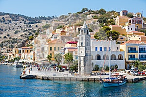 View of a Symi island, Dodecanese,Greece