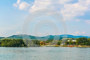 view of Szob village in the danube bend in Hungary...IMAGE