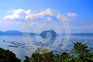 View of Taal lake, Philippines