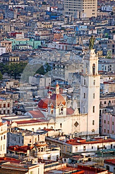 Convento & Iglesia del Carmen, Havana - aerial view photo
