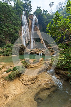 Dat Taw Gyaint Waterfall in Myanmar photo
