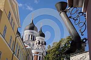 View of Tallinn old town in Estonia