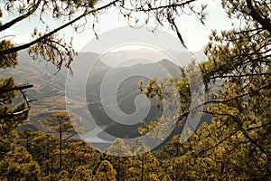 View from Tamadaba national park, Grand Canaria photo