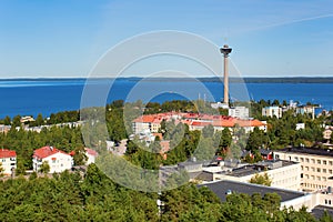 View of Tampere from Pyynikki tower