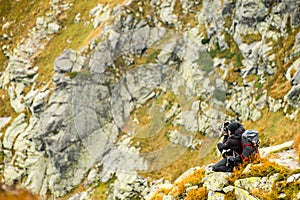 Pohled na Tatry na Slovensku