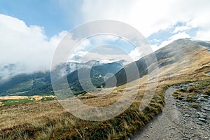 Pohled na Tatry na Slovensku