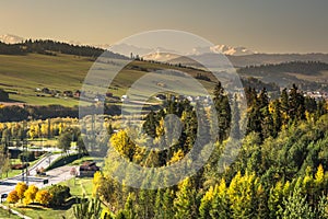 View on Tatras mounatins Poland.