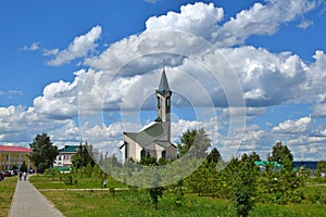 View of the `Tauba` mosque. Naberezhnye Chelny. Tatarstan. Russia.