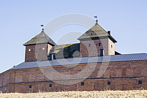 View of The Tavastia Castle Hame Castle, Hameenlinna, Finland photo