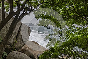 A view from Tayrona National Park, Santa Marta