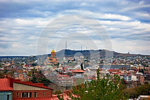 View of Tbilisi from the botanical garden