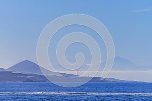 View on Teide and Teneriffe from gran Canaria