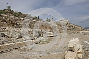 View of Telesterion, ancient Eleusis