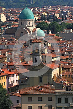 View of Tempio Maggiore Israelitico di Firenze photo