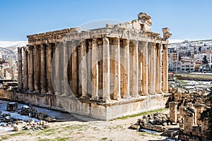 Temple of Bacchus, Heliopolis Roman ruins in Baalbek