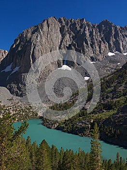 View of Temple Crag over Second Lake photo