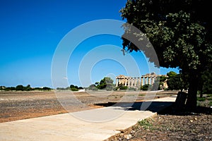 View of Temple E at Selinus in Sicily, also known as the Temple of Hera. Italy.