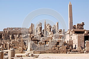 View of the Temple of Karnak