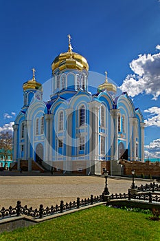 A view of the temple of the monastery.