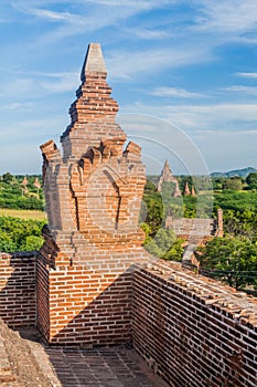 View from the Temple No 860 in Bagan, Myanm