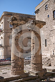 View of the Temple of Poseidon